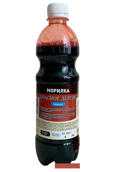  Морилка водная  0,5л  Красное дерево