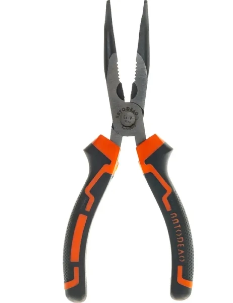  Пассатижи удлин. выгнутые АвтоДело PRO 180мм /36438/