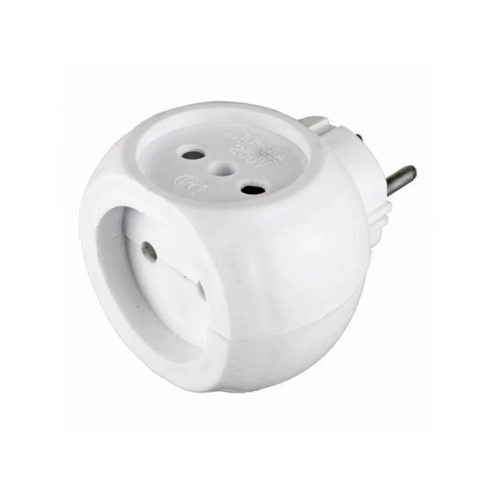  Разветвитель (3 розетки) белый /73517/