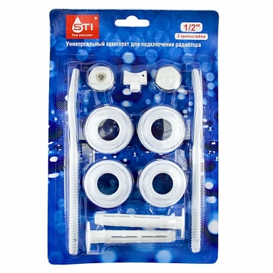 Комплект д/радиатора 1/2 с 2-мя кроншт.