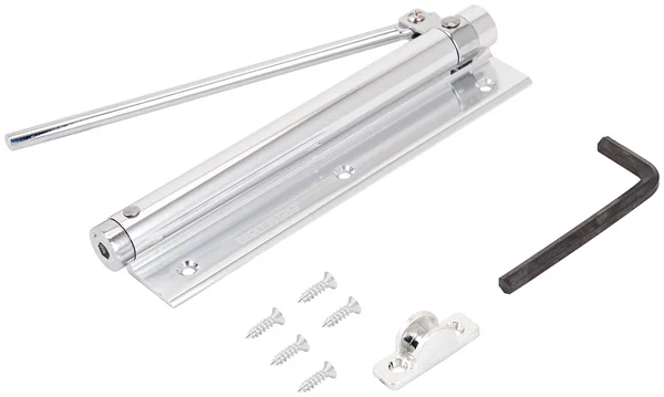  Доводчик дверной ПРУЖИННЫЙ 30кг хром /7130/