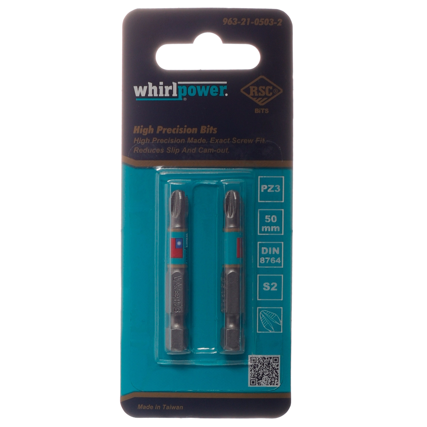  Биты WP PZ3 50мм (2шт) /30027/