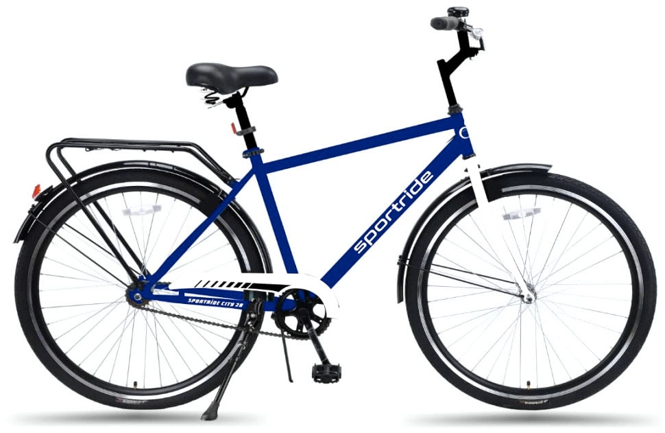  Велосипед SPORTRIDE CITY 28 (1 ск., рост 20") черный 2025
