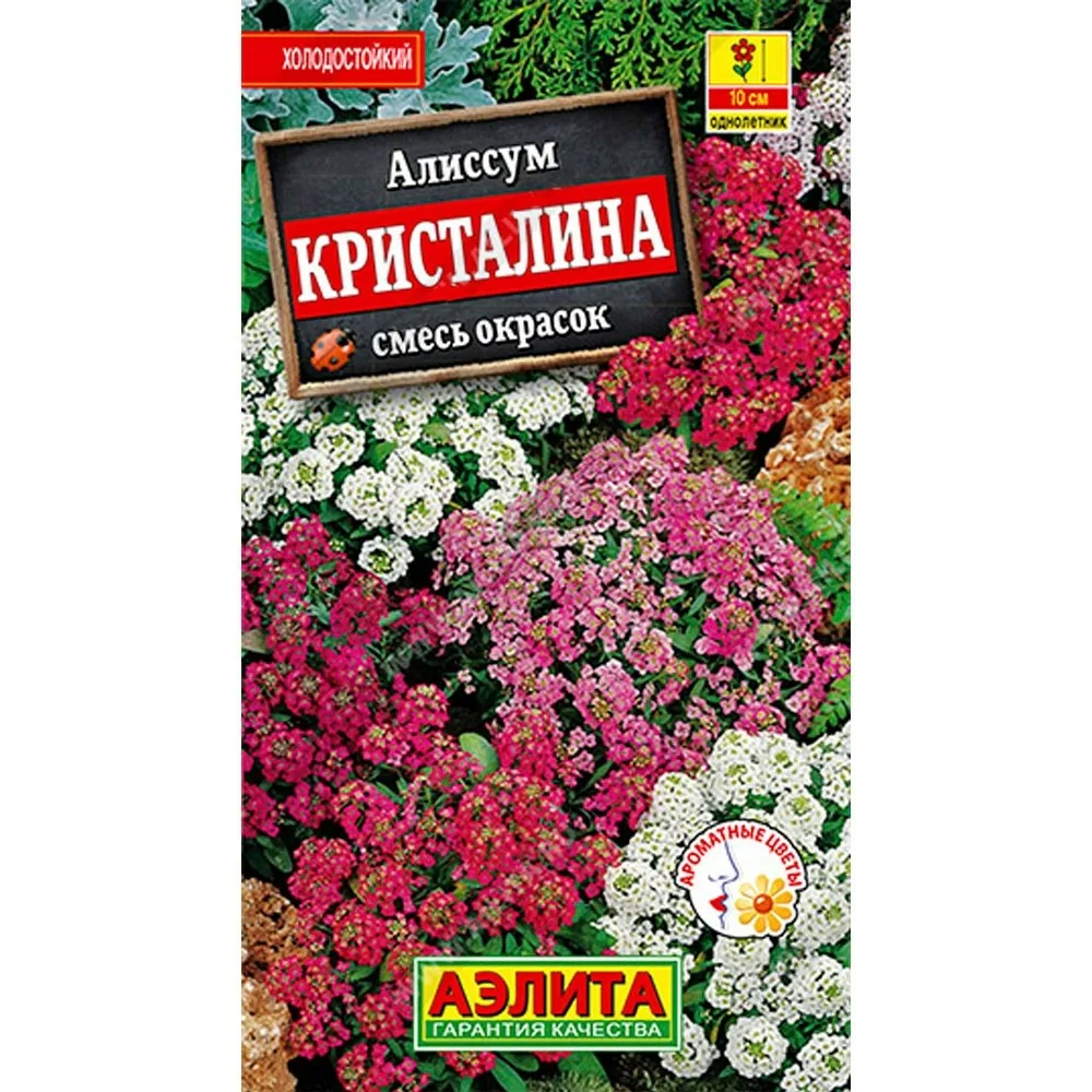  Алиссум Кристалина, смесь 0,21г 15см /659-1/ АЭ (26,28)
