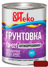 Грунт ГФ-021 ВИТЕКО  крас-кор 0,8кг 