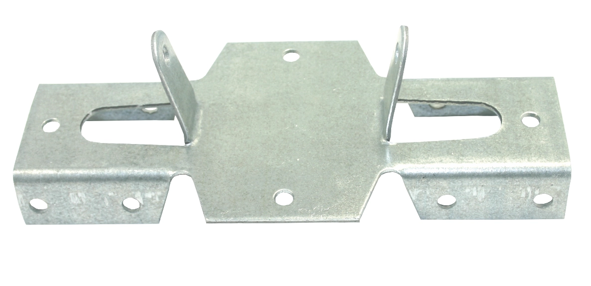  Кронштейн д/забора наружный 174*60*40 цинк