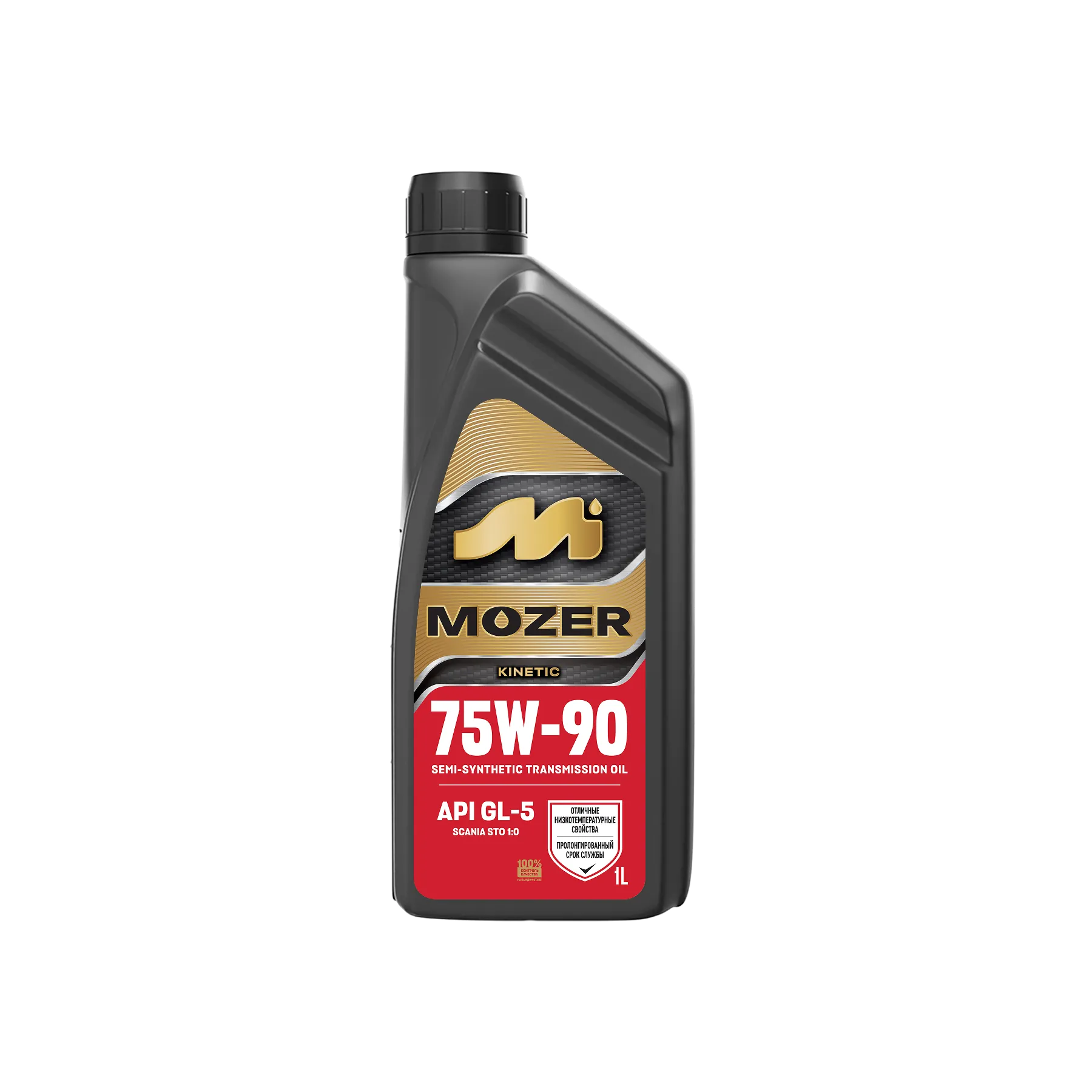  [М] Масло MOZER KINETIC SAE 75w-90 API GL-5 (п/син.)  1л