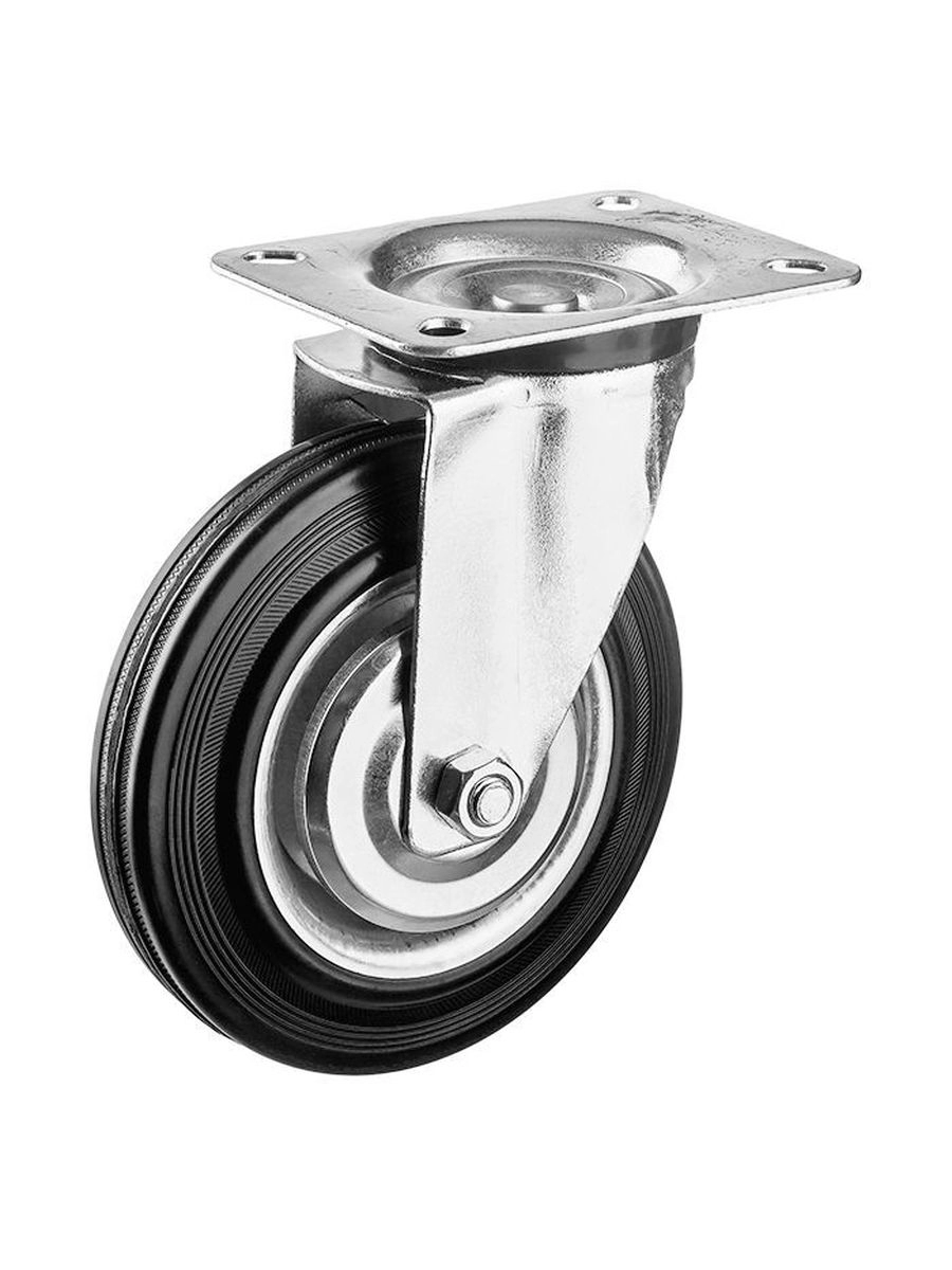  Опора колесная поворотная платформа 160мм /0427/