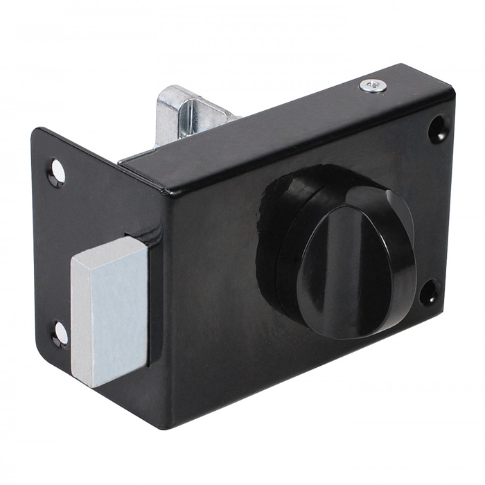  Замок накладной ЗН 1- 2  ЧЕРНЫЙ