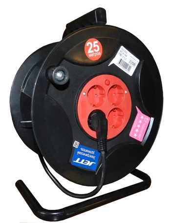  Удлинит. на катушке евро 30,0м 4-х мест. ПВС 3*1,5 /153-930/