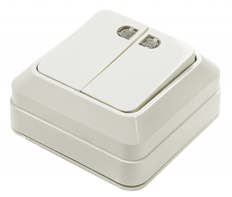  Выключатель InHome 2 ОП с индикатором /59778/