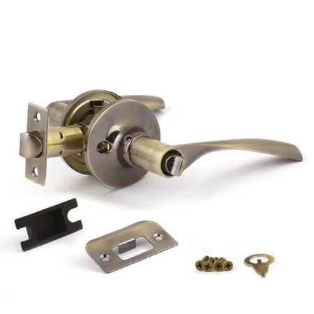  Защелка межкомн. AVERS РУЧКА БРОНЗА с фиксатором /7888,31730/ 