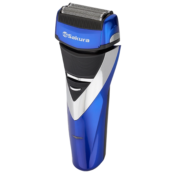 Бритва эл. аккум. 0,3кВт SAKURA SA-5418BK с триммером, 3 головки, сух/влаж. бритье *