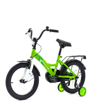  Велосипед SPORTRIDE KIDS 16 (1 ск., рост OS) зеленый 2025