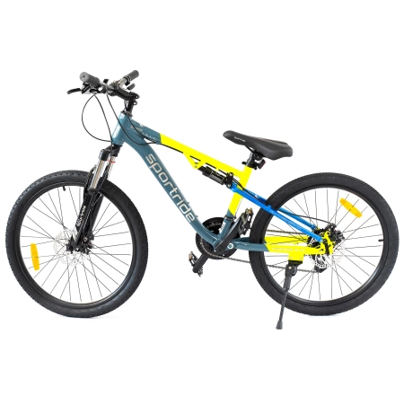  Велосипед SPORTRIDE FS 24 (24 ск., рост OS) серый 2025