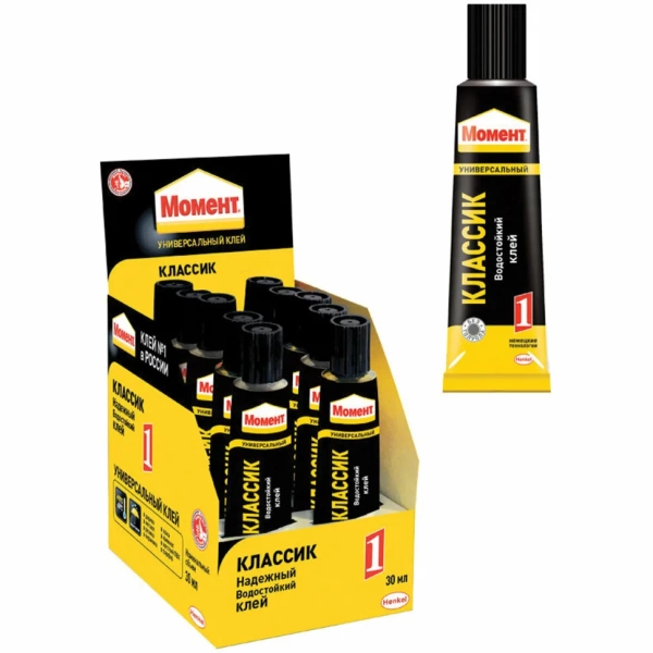  Клей Момент-1 в шоубоксе  30мл