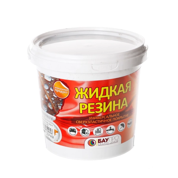  Жидкая резина БауПро Профи 1,0 кг серая