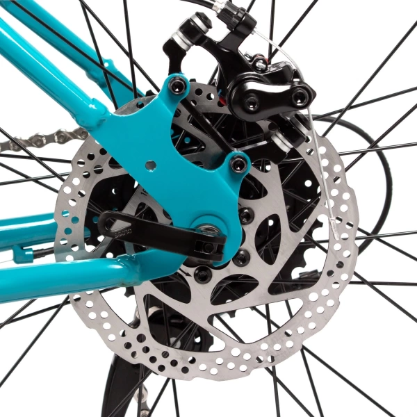  Велосипед FOXX MELISA 26" зеленый, сталь, рама 15" 