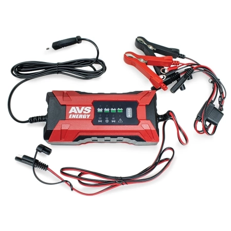  Зарядное устройство АКБ ЕРМАК (6/12В, 2А, до 60А/ч) /771-195/ * 