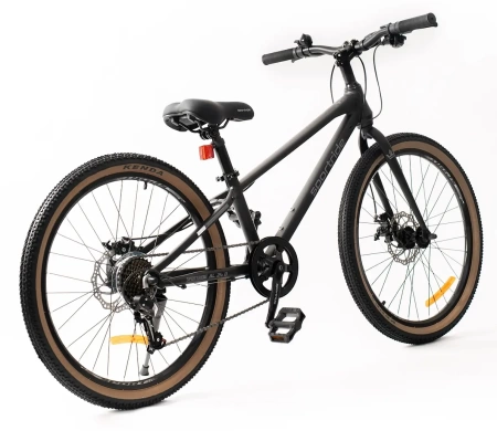  Велосипед SPORTRIDE AL 24 D (7 ск., рост OS) черный мат 2026