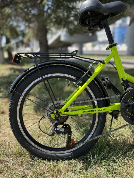  Велосипед SPORTRIDE CITY 20 (21 ск., рост OS) зеленый 2025