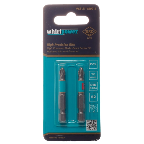  Биты WP PZ2 50мм (2шт) /30026/