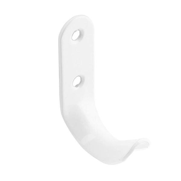  Крючок вешалка 1 кр. № 7 БЕЛЫЙ