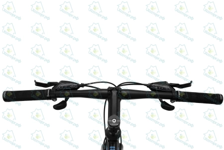  Велосипед TRINX 700С Free 2.0 рама 470мм, черный мат/синий-серебряный *