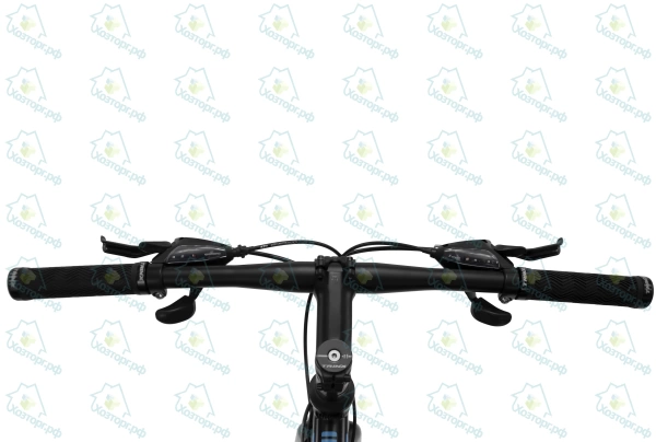  Велосипед TRINX 700С Free 2.0 рама 470мм, черный мат/синий-серебряный *