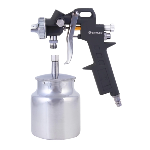  Краскораспылитель пневм. 0,75л нижний бачок /690-148/ 