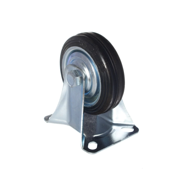  Опора колесная неповоротная платформа  75мм /0352/