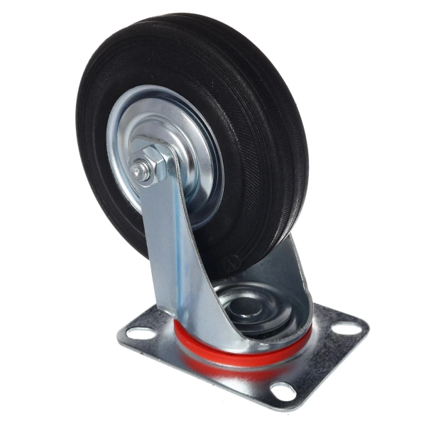  Опора колесная поворотная платформа 125мм /0349/