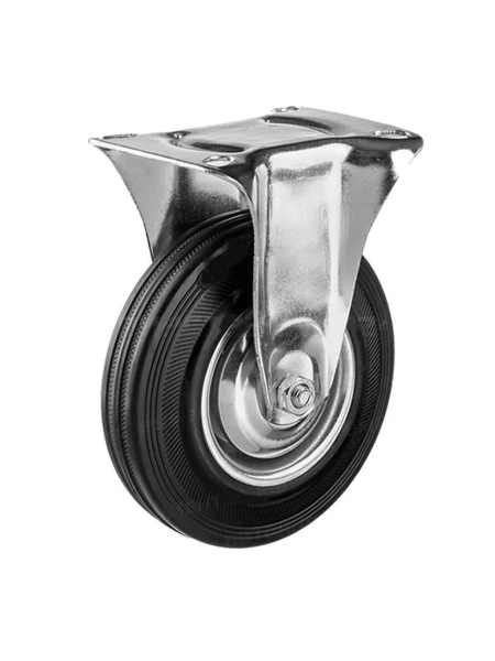  Опора колесная неповоротная платформа 160мм /0429/