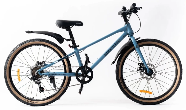  Велосипед SPORTRIDE AL 24 D (7 ск., рост OS) серый мат 2026