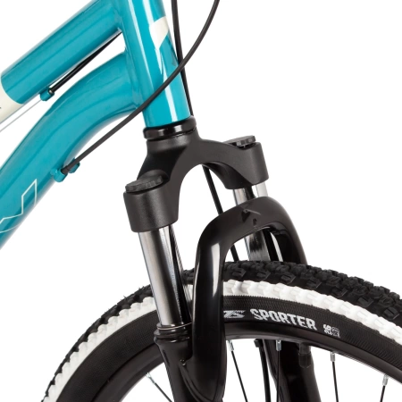  Велосипед FOXX MELISA 26" зеленый, сталь, рама 17" 