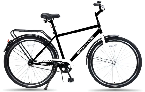  Велосипед SPORTRIDE CITY 28 (1 ск., рост 20") черный 2025