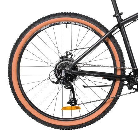  Велосипед FOXX MERIDIAN 27,5" черный, алюминий, рама 16" 