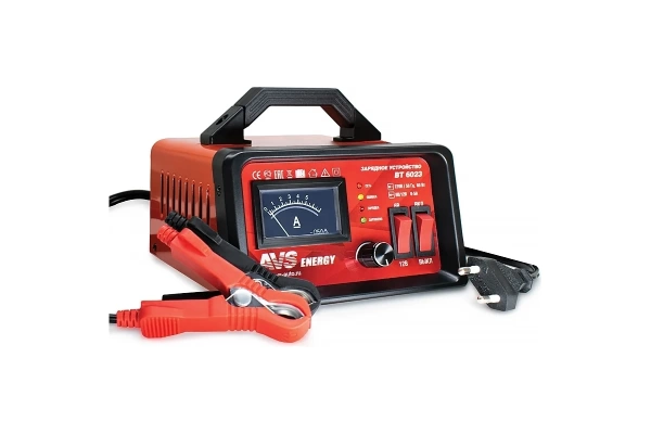  Зарядное устройство АКБ AVS ВТ-6023 (6/12В, 5А до 50А/ч) /80908/