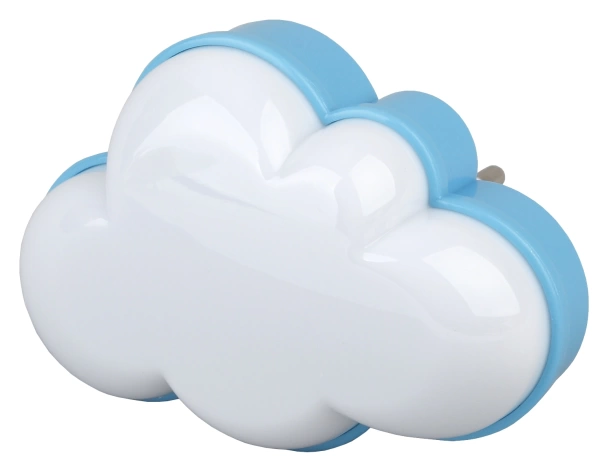  Ночник ЭРА Облако, белый, датчик освещ. /19097/