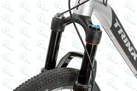  Велосипед TRINX 27,5" Х8 Elite рама 16", серый/черный-желтый *