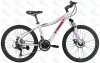  Велосипед TRINX 24" N104 рама 14,5", белый/розовый-серый *