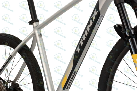  Велосипед TRINX 27,5" Х8 Elite рама 16", серый/черный-желтый *