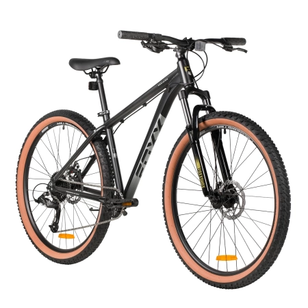  Велосипед FOXX MERIDIAN 27,5" черный, алюминий, рама 16" 