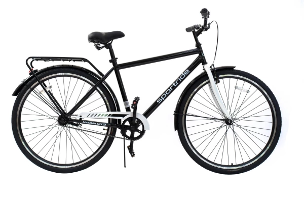  Велосипед SPORTRIDE CITY 28 (1 ск., рост 20") черный 2025